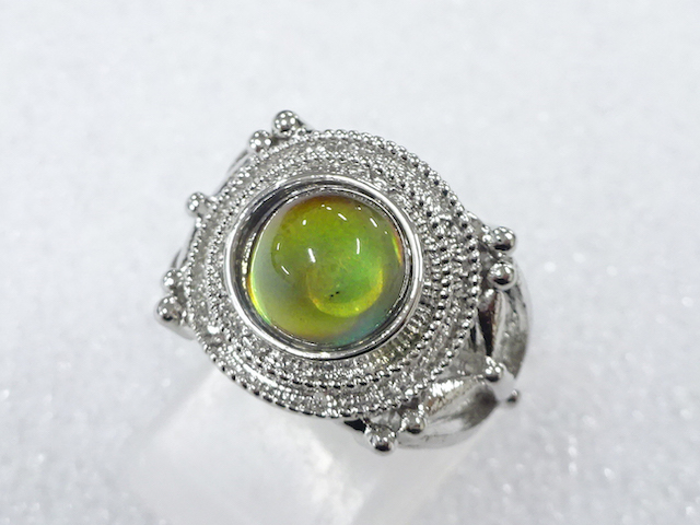 色石　指輪(12号)